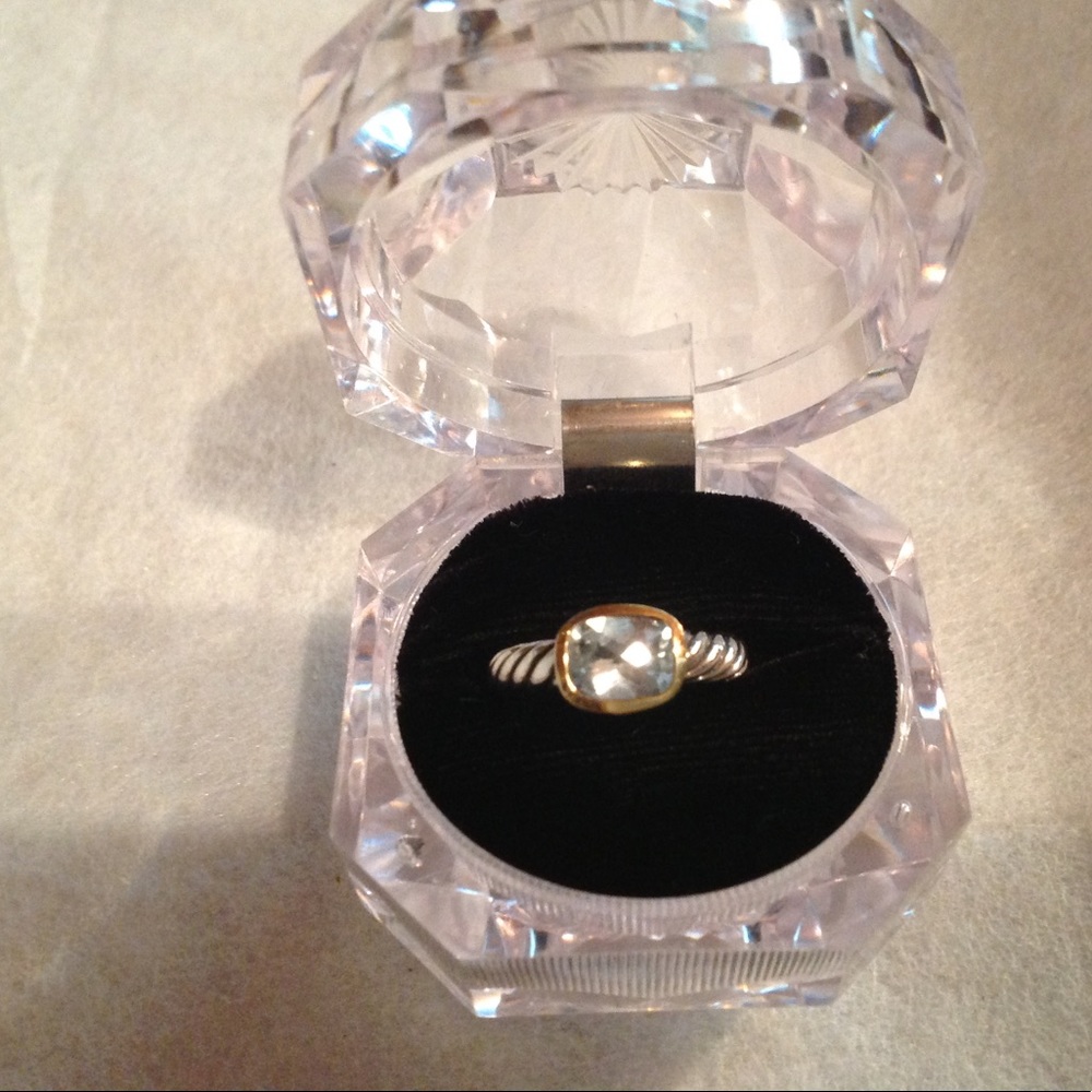 David Yurman Blue Topaz Ring